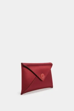 'Medallion' Envelope Clutch Satin-Altuzarra Discount